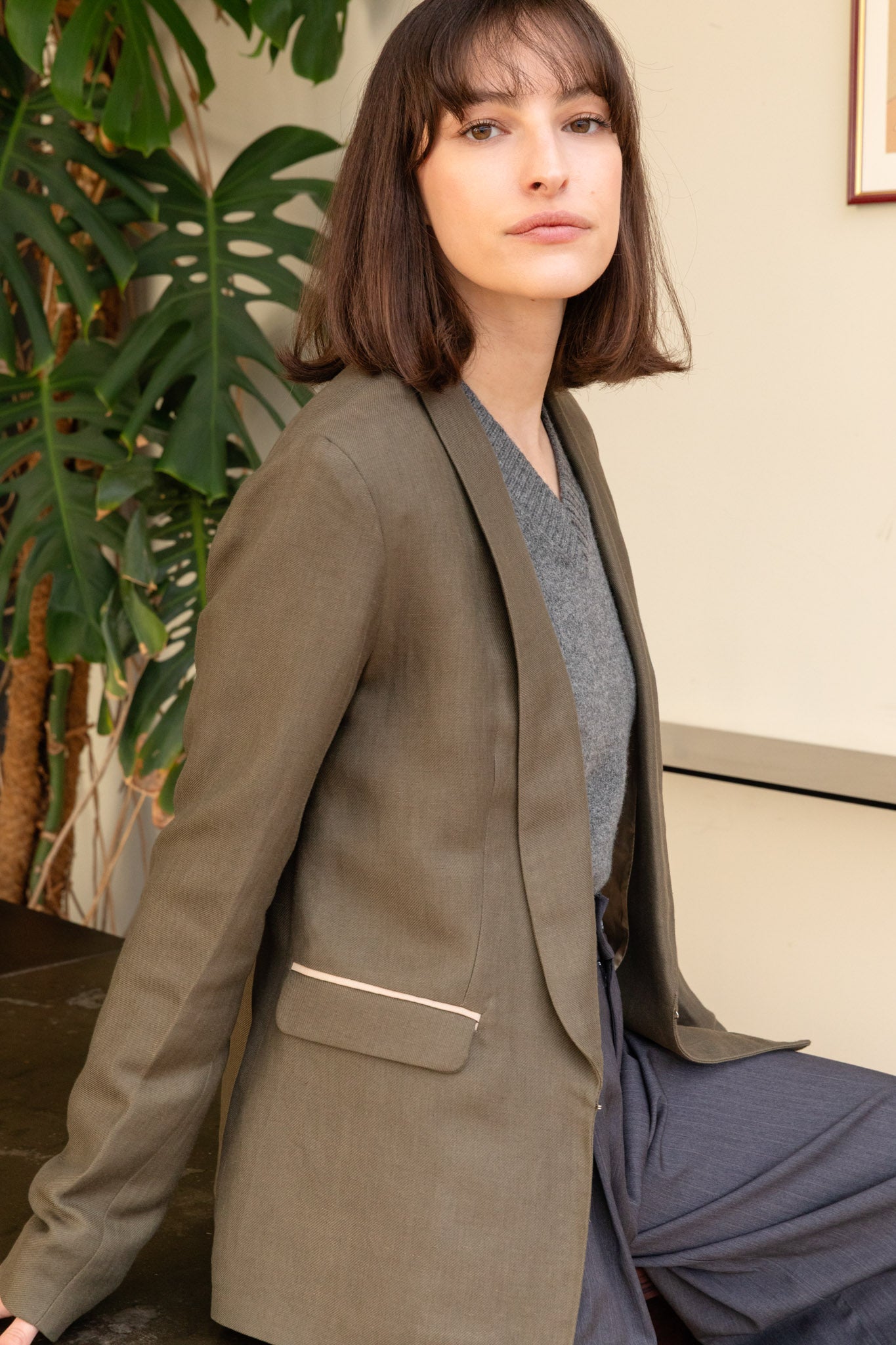 Blazer Sophie Vert Sauge