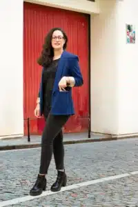 Blazer Sophie bleu roi